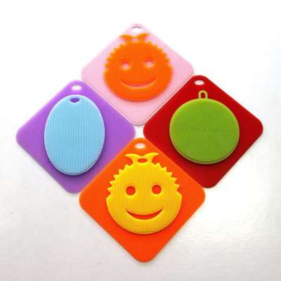 Silicone Kitchen Scrubber Cleaning Brushes