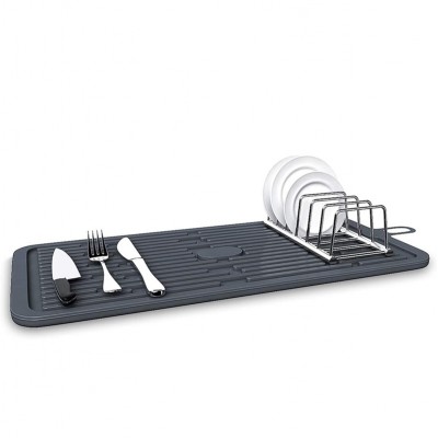 Heat Resistant Silicone Dish Rack Drying Mat For Kitchen Counter Organizer