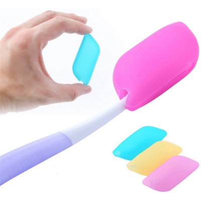 Wholesale Soft Reusable Durable Travel Silicone Toothbrush Case